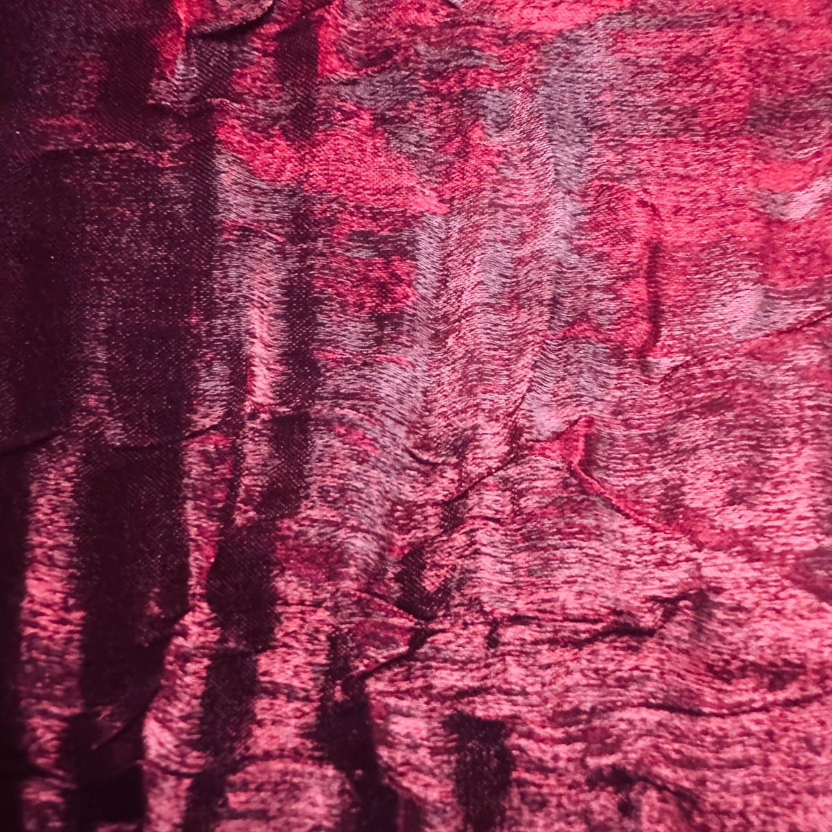 Radiant Shimmer Crease Rayon Polyester Fabric | Spandex Palace