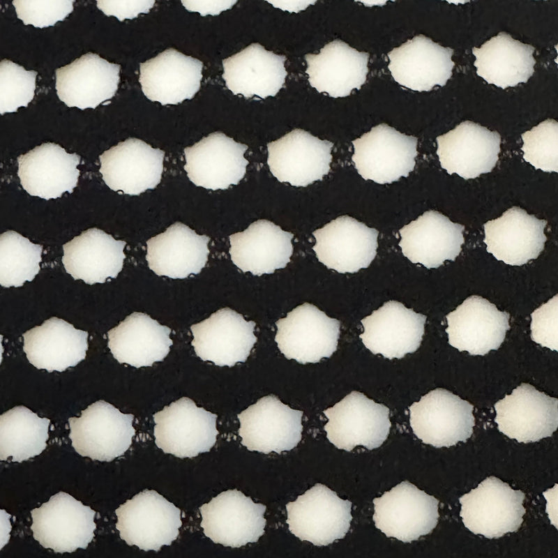 Perforated Pentagon 2-Way Polyester Spandex Fabric | Spandex Palace