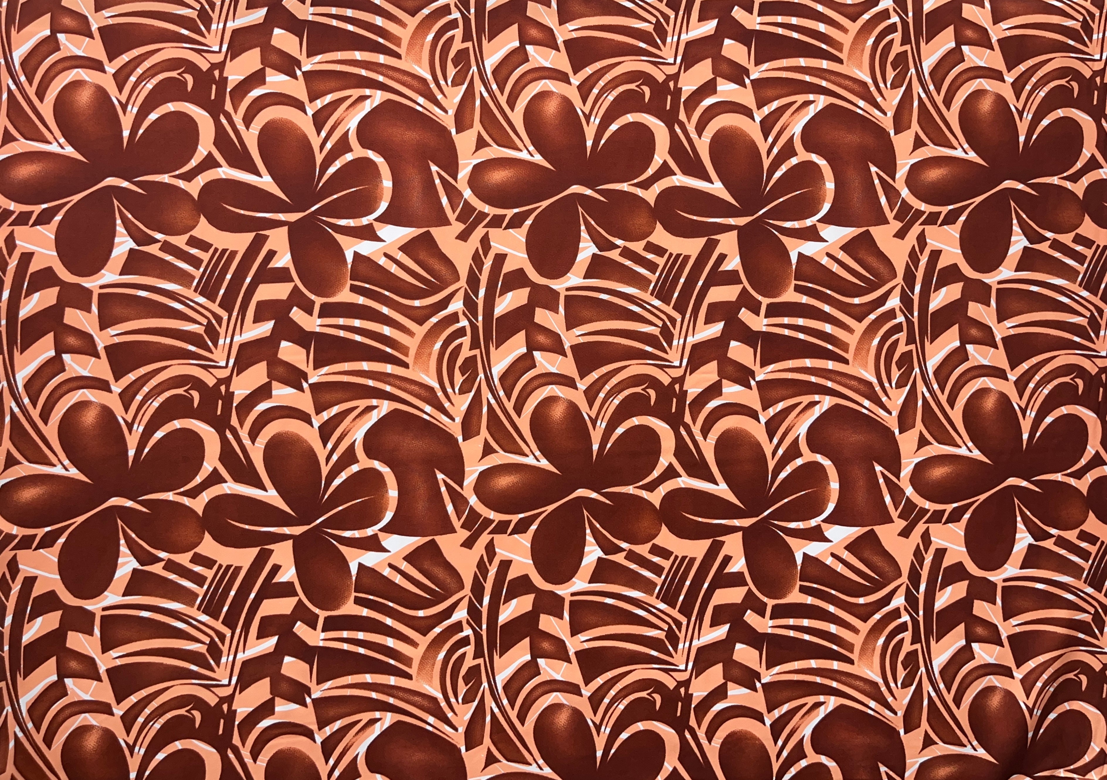 Plumeria Flower Polyester Fabric | Islands Fabric