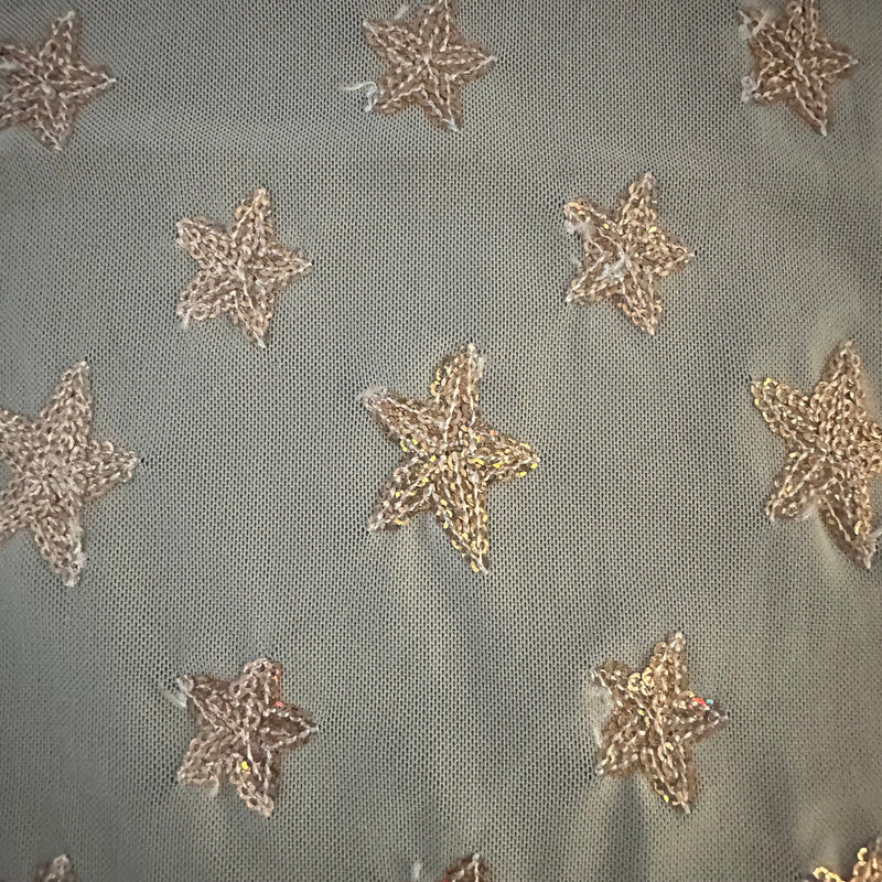 Sparkle Starfish Sequin Poly Spandex Stretch Fabric | Spandex Palace