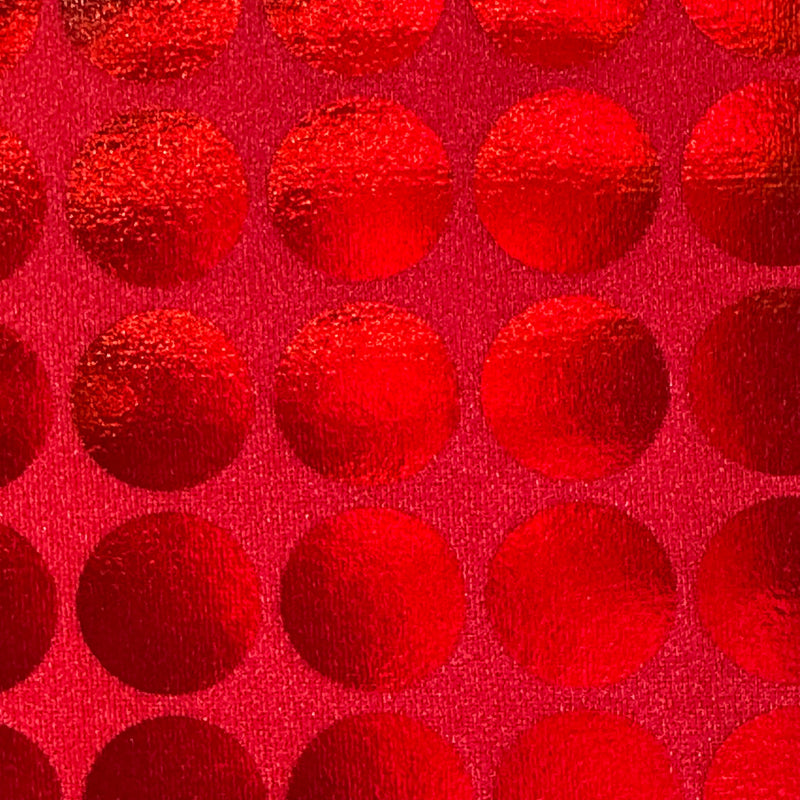 4-Way Round Reflection Foil Nylon Stretch Fabric | Spandex Palace