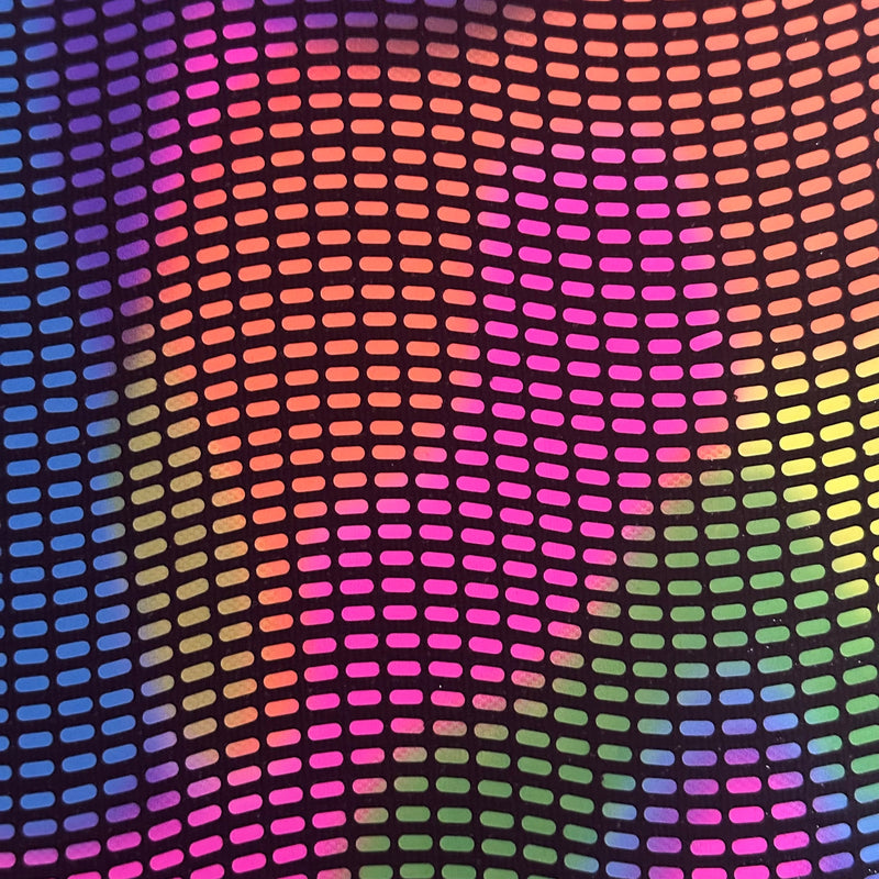 4-Way Dazzling Neon Trans Sequin Stretch Fabric |Spandex Palace