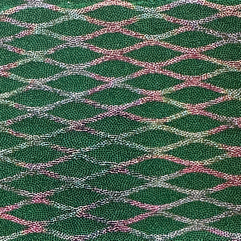 Diamond 4-Way Radiant Foil Nylon Stretch Fabric | Spandex Palace