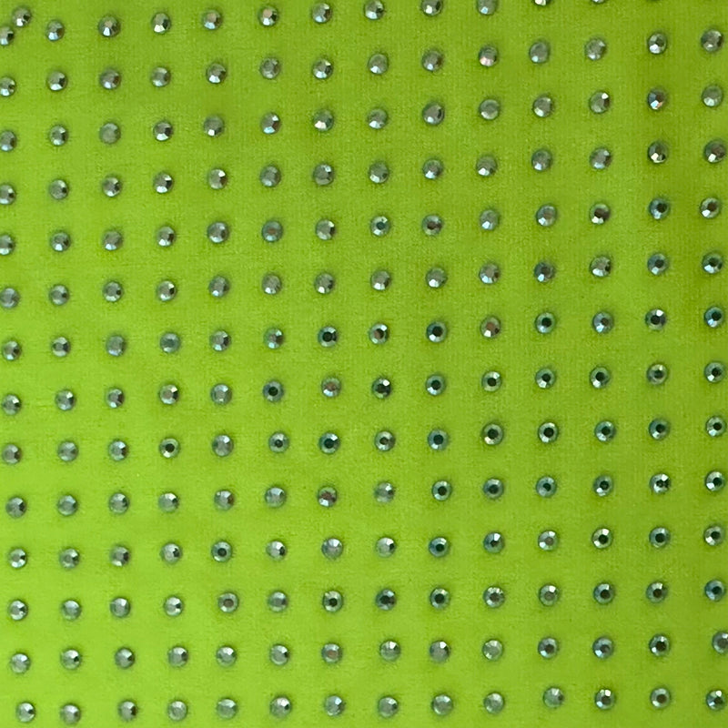 Rhinestone 4-Way Stretch Polyester Spandex Fabric | Spandex Palace