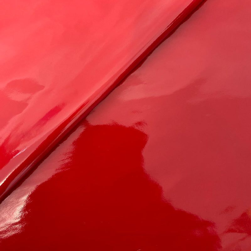 Patent Faux Leather Apparel Vinyl Fabric