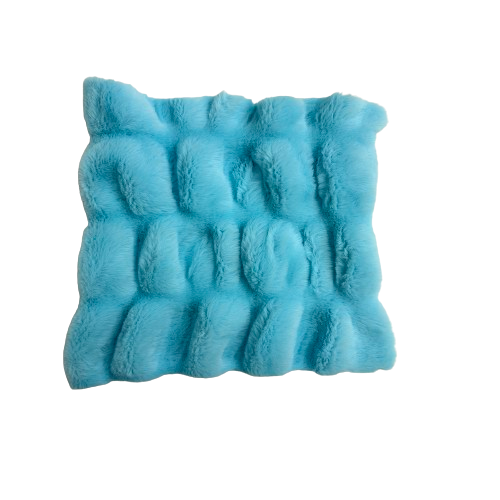 Ruched Chinchilla Stretch Faux Fur Fabric