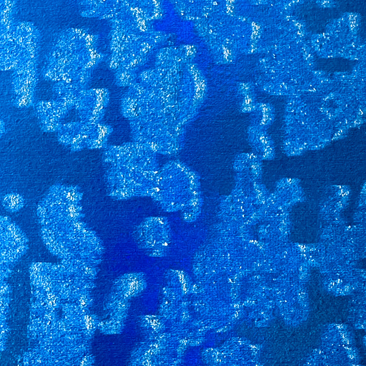 Impressed Velvet Holothin Islets Print Stretch Fabric | Spandex Palace