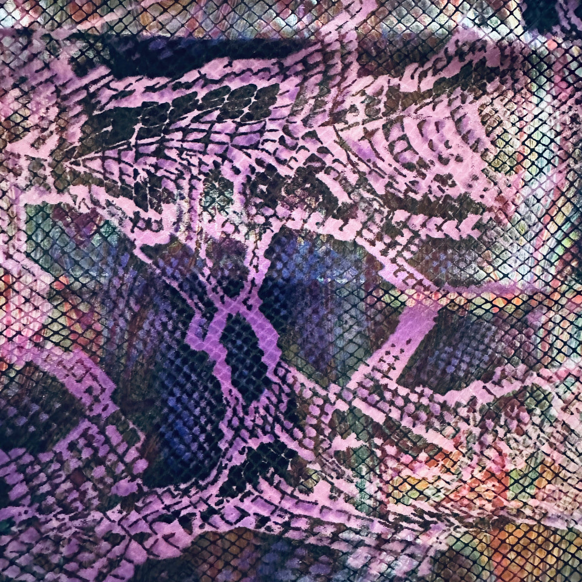 Python 4-Way Illusion Foil Poly Stretch Fabric | Spandex Palace