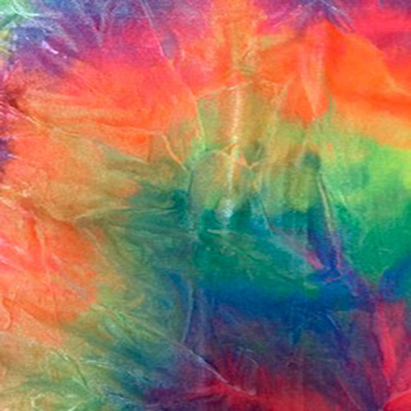 Radiant Psychedelic Velvet Polyester Spandex Fabric | Spandex Palace