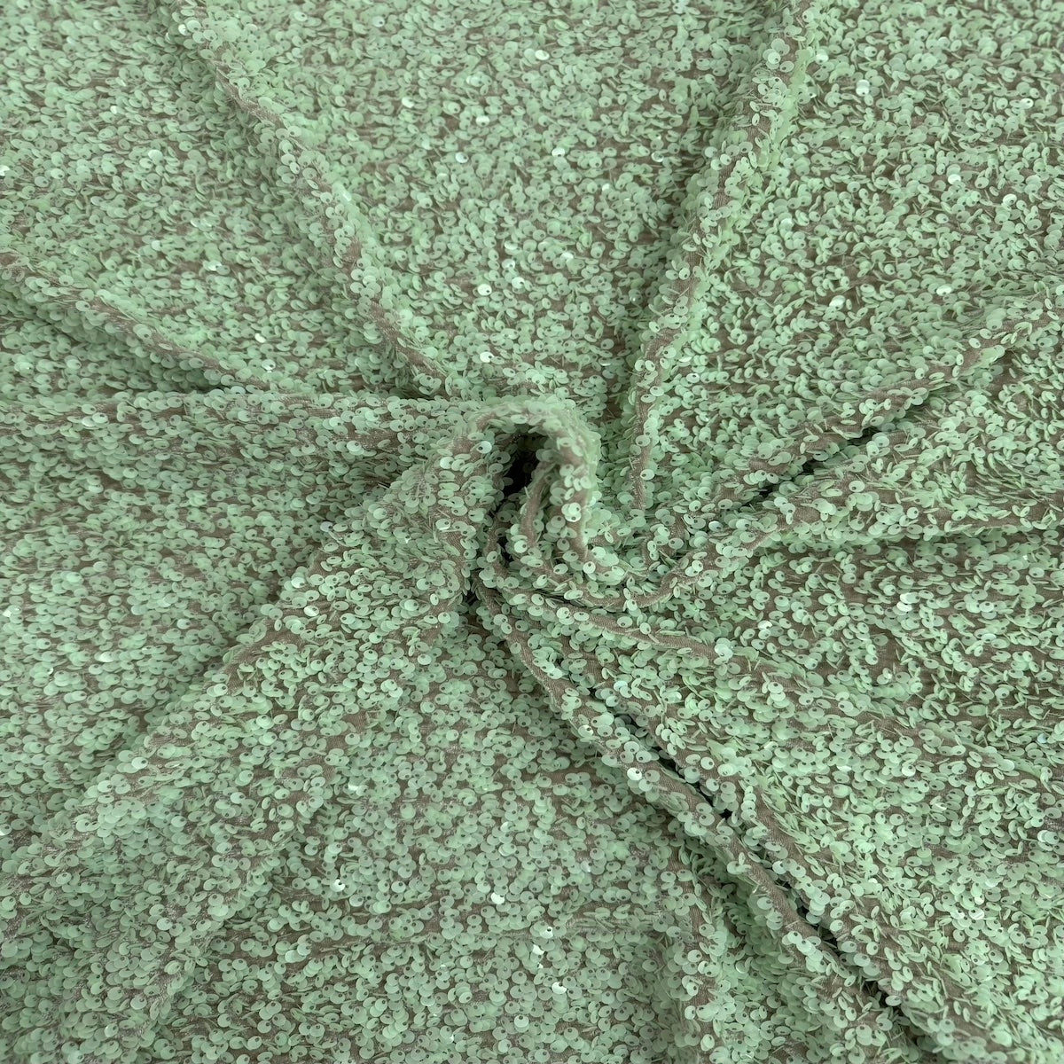 Sequins Embroidered Stretch Velvet Rodeo Fabric