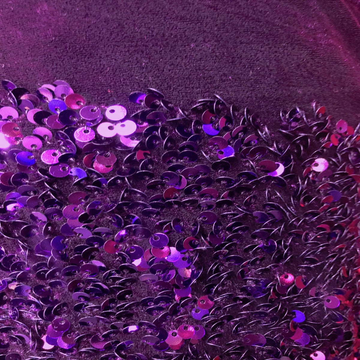 Sequins Embroidered Stretch Velvet Rodeo Fabric