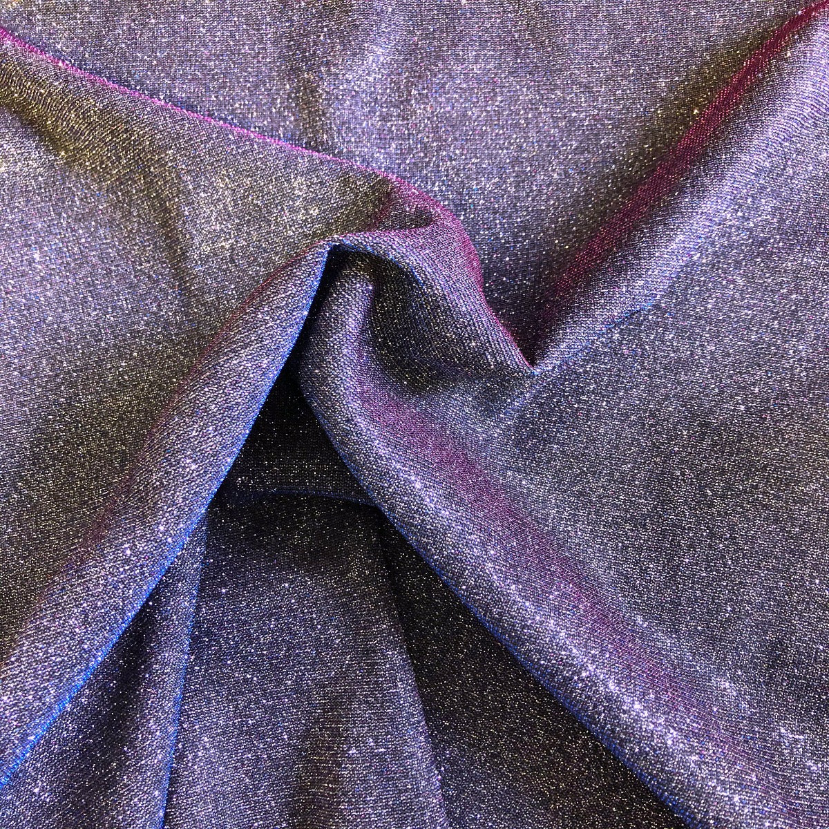 Holographic Shimmer Lurex Glitter Fabric