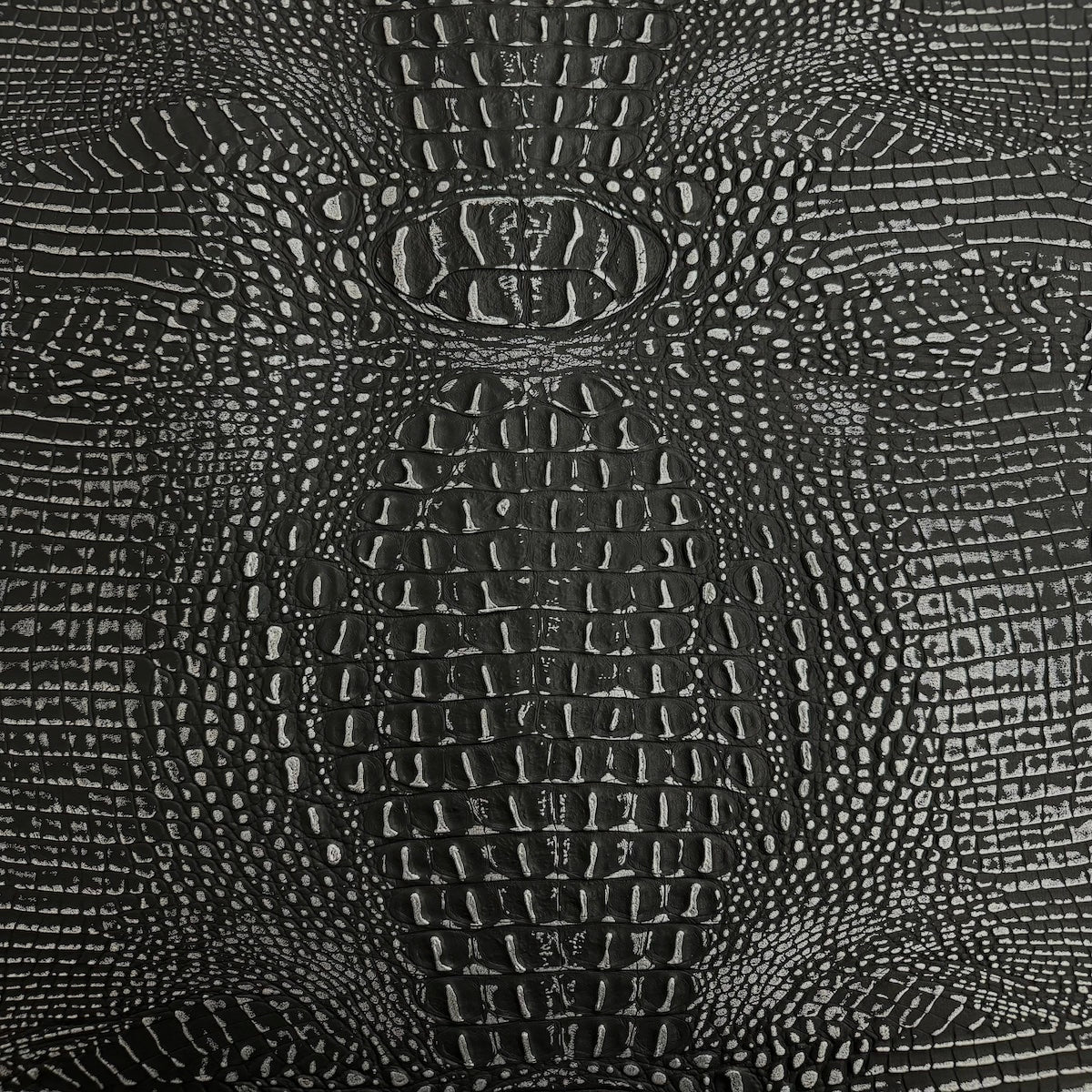 Mugger Two Tone Gator Faux Leather Vinyl Fabric