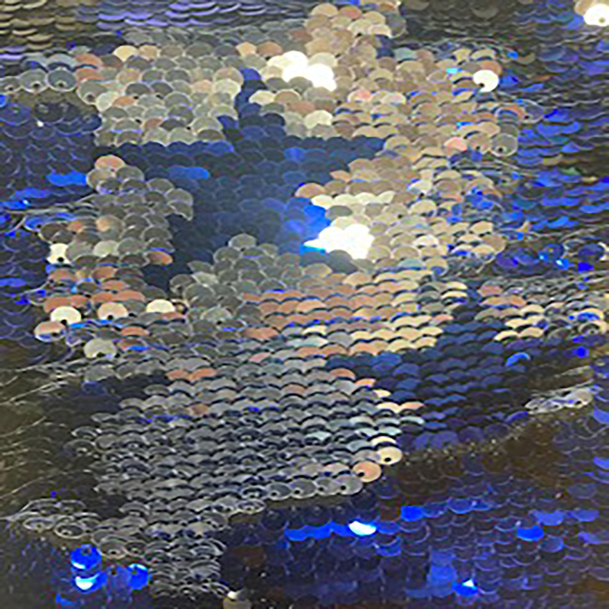 Reversible Star Sequin Flex Polyester Spandex Fabric | Spandex Palace