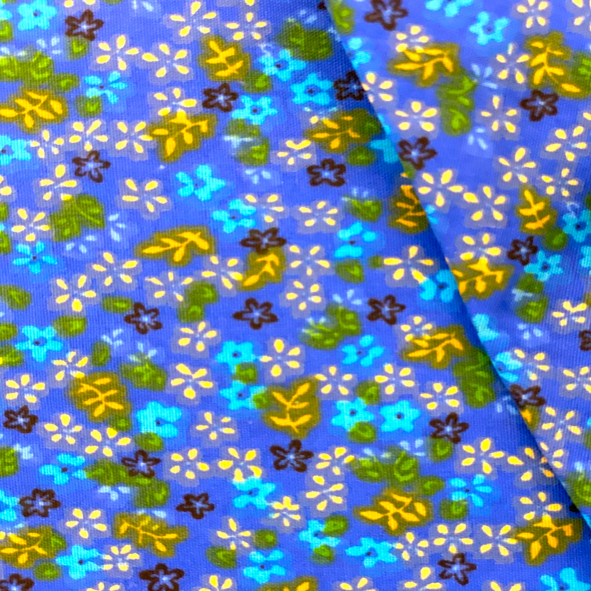 Small Floral Print Poly Cotton Fabric