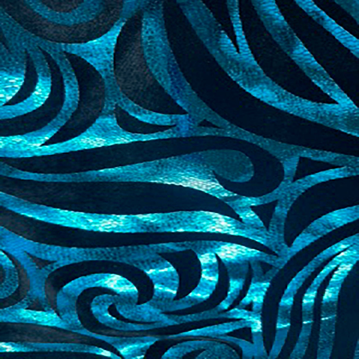 Paisley Snake Foil Velvet Flex Poly Spandex Fabric | Spandex palace