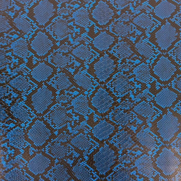 Caicos Snake Skin Faux Leather Vinyl Fabric