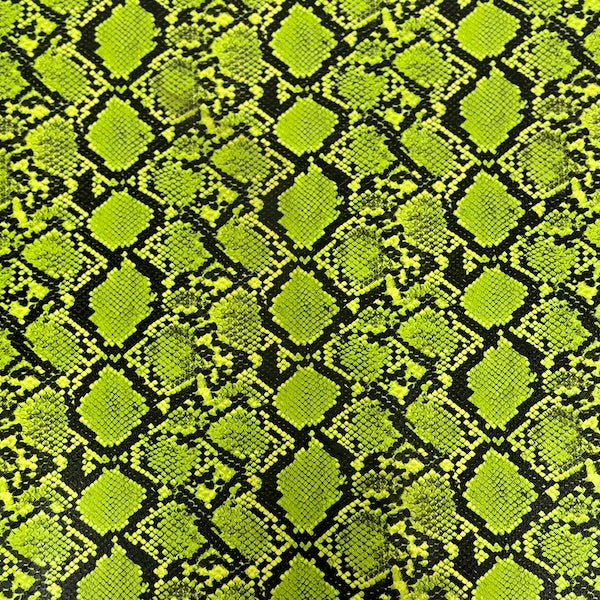 Caicos Snake Skin Faux Leather Vinyl Fabric