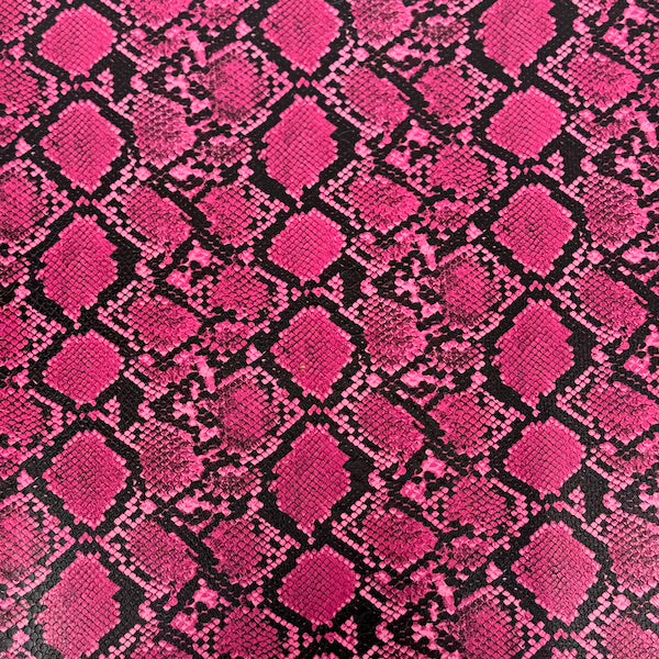 Caicos Snake Skin Faux Leather Vinyl Fabric