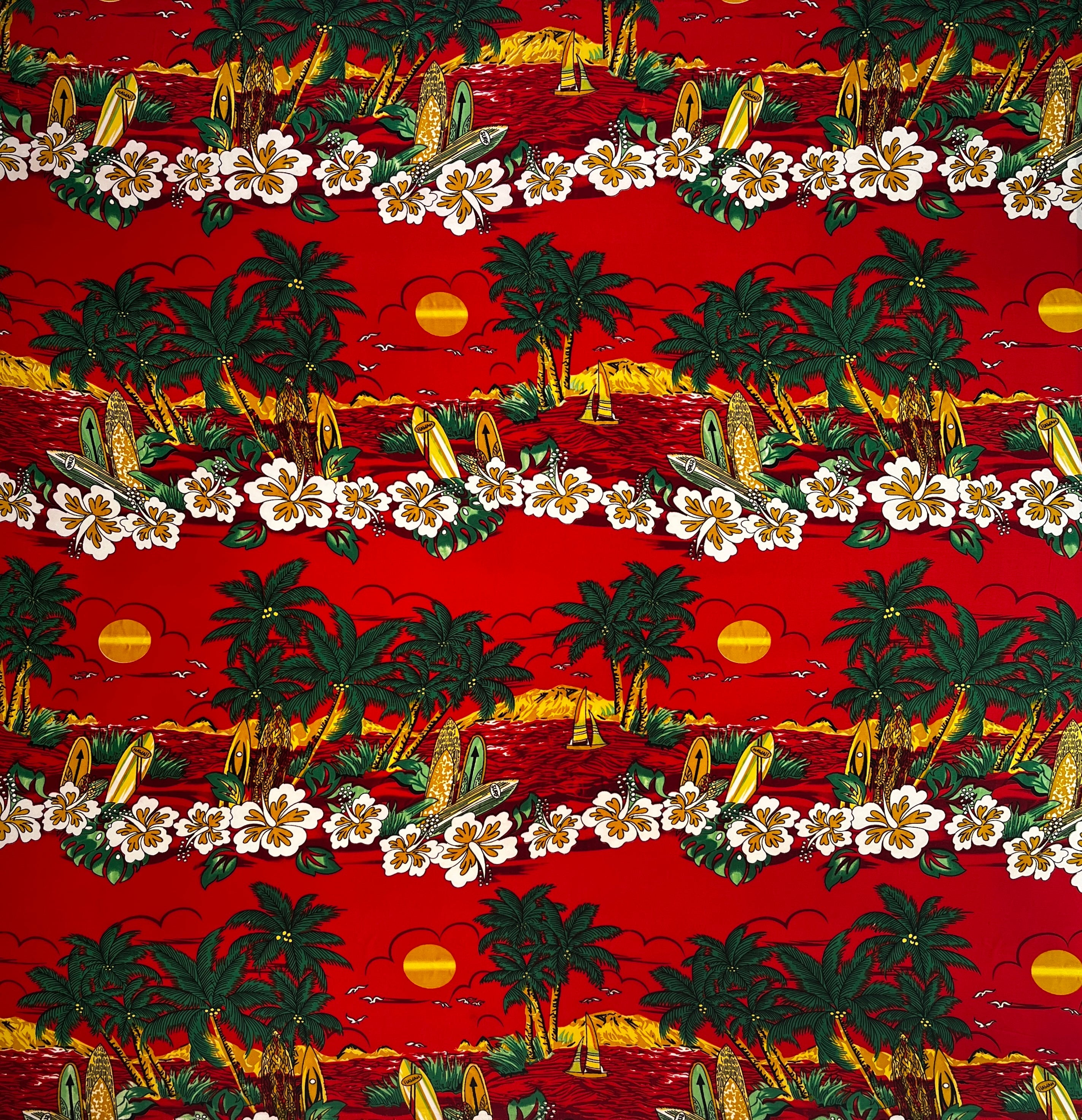 Island Sunset Peachskin Fabric | Islands Fabric