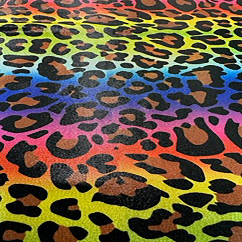 Hologram Leopard Flex 4-Way Polyester Spandex Fabric | Spandex Palace