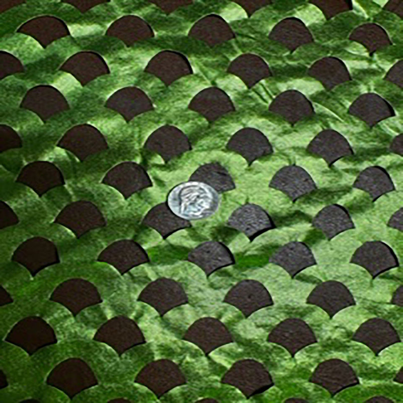 Laser-Cut Shell 2-Way Polyester Spandex Stretch Fabric| Spandex Palace
