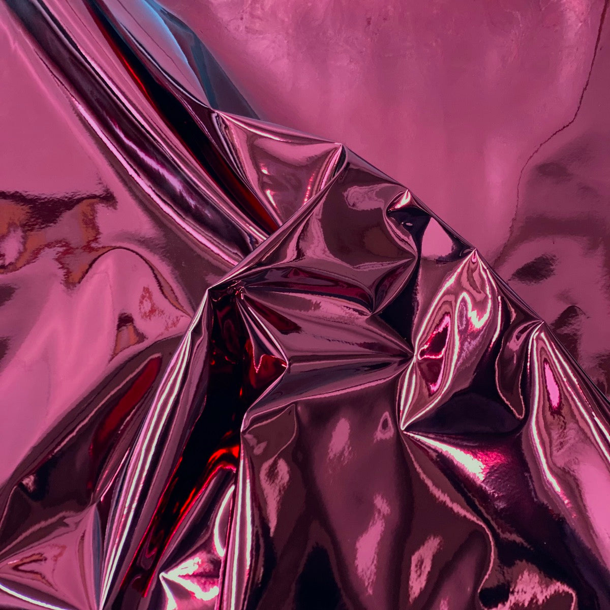 Chrome Reflective Mirror Vinyl Fabric