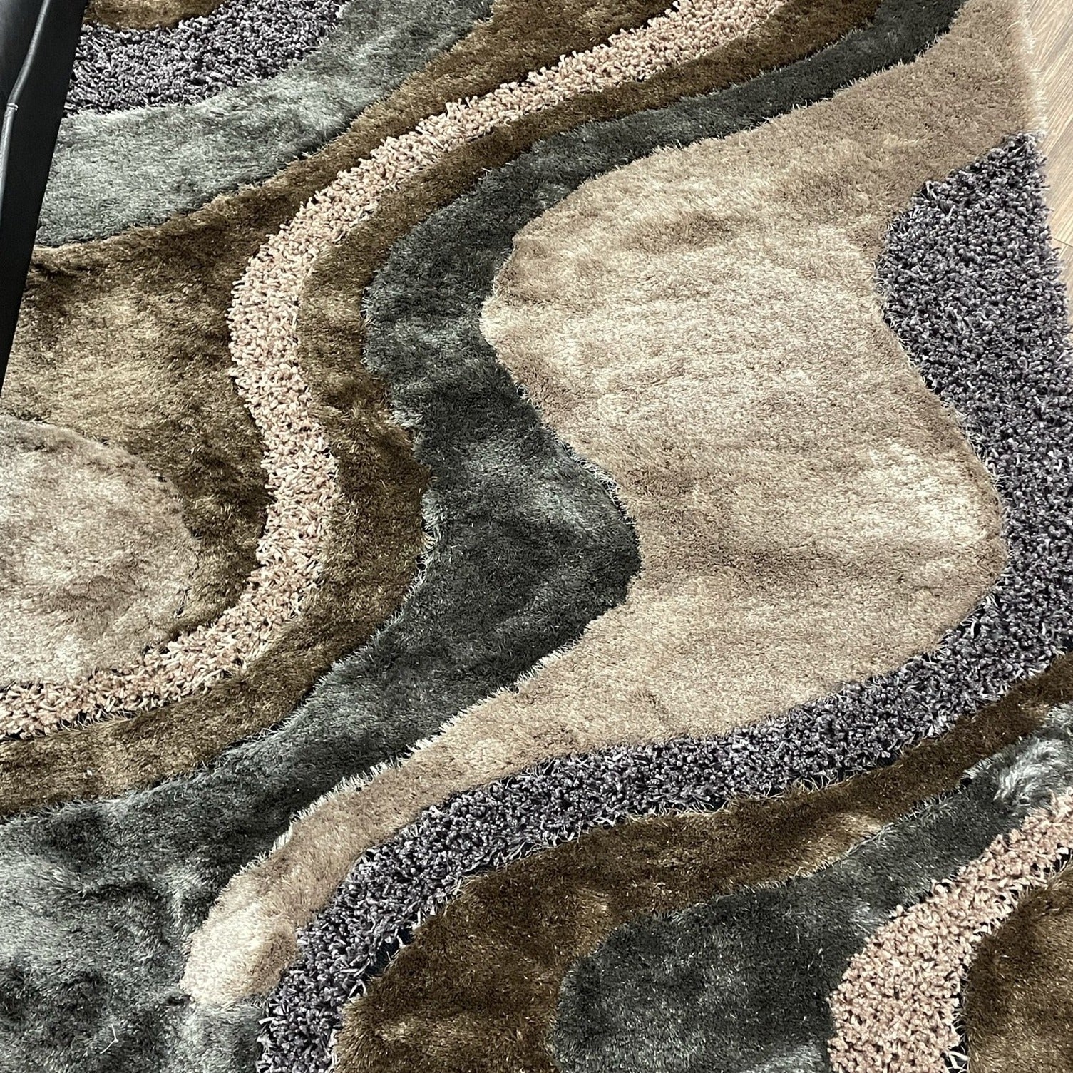 Luxury Shag Viscose Shiny Design Plush Area Rug/ Carpet - S.V.D DESIGN 29.