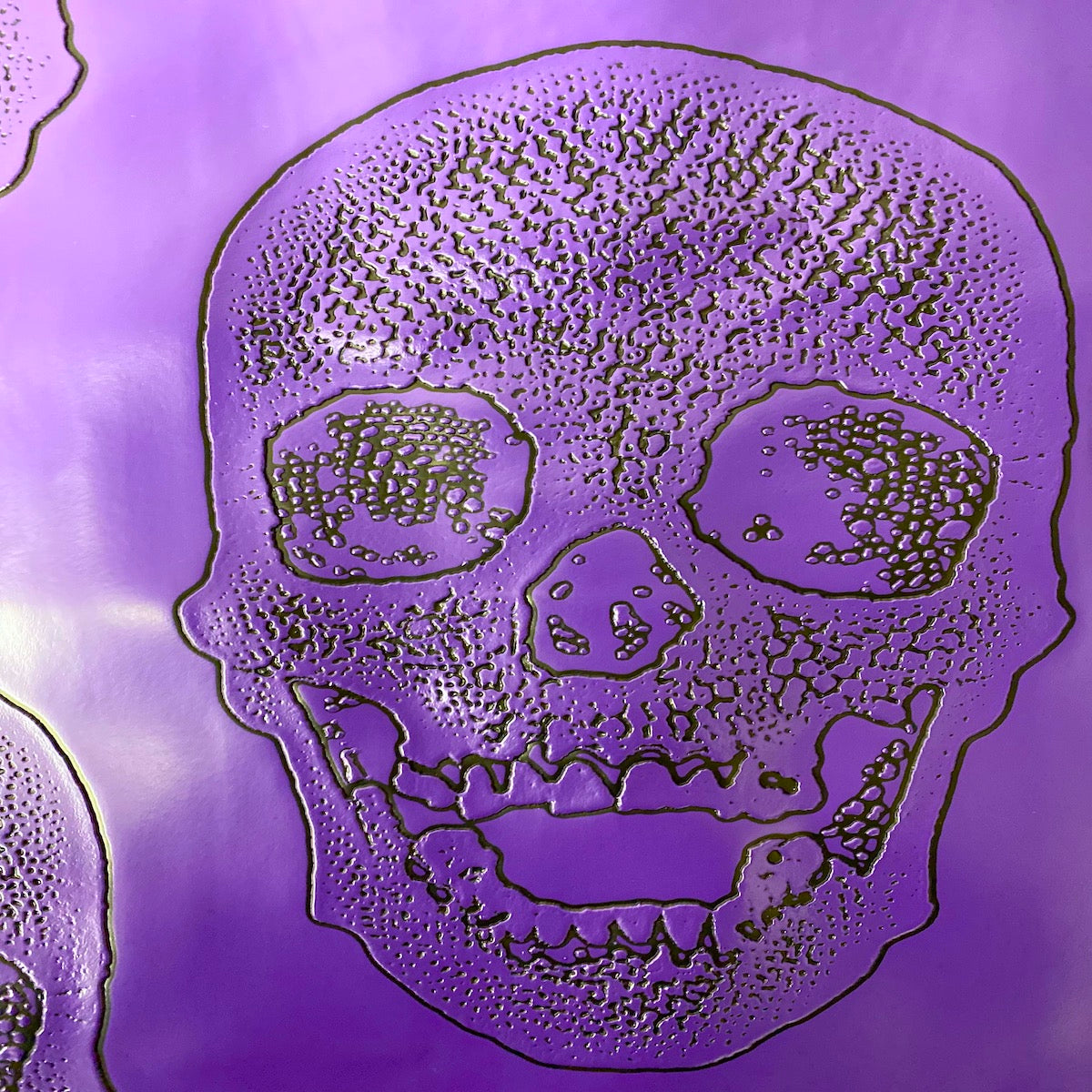 Skeleton Skull Vinyl Fabric