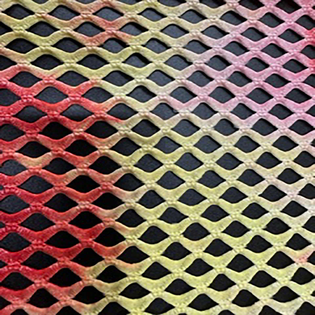 Tie-Dye Foil Fishnet Stretch Polyester Spandex Fabric | Spandex Palace