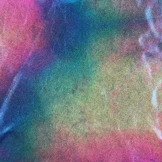 Radiant Tie-Dye Foil 4-Way Stretch Nylon Fabric | Spandex Palace