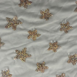 Sparkle Starfish Sequin Poly Spandex Stretch Fabric | Spandex Palace