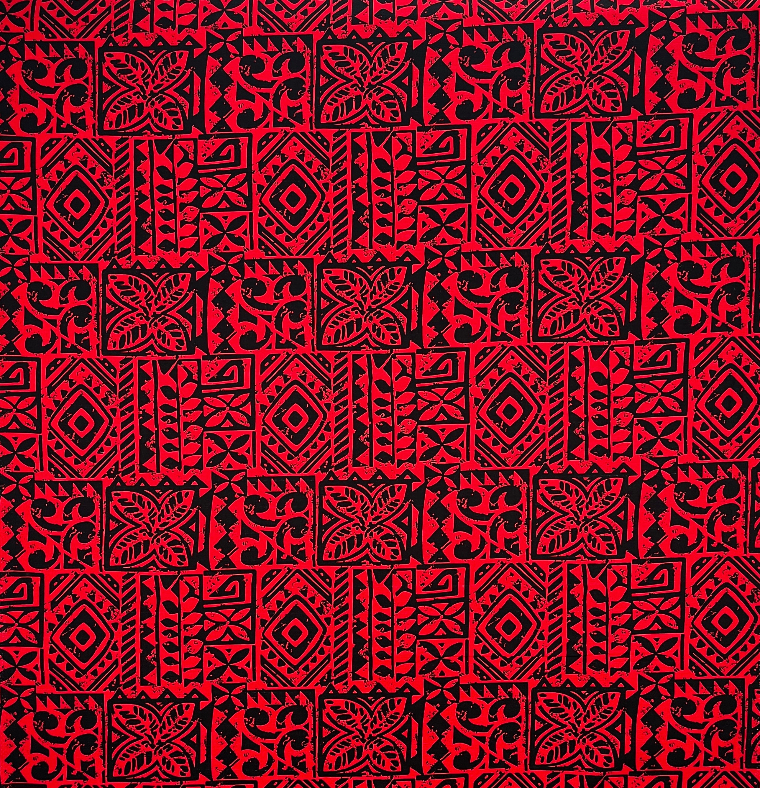 Traditional Polynesian Tapa Light Barkcloth Fabric| Islands Fabric