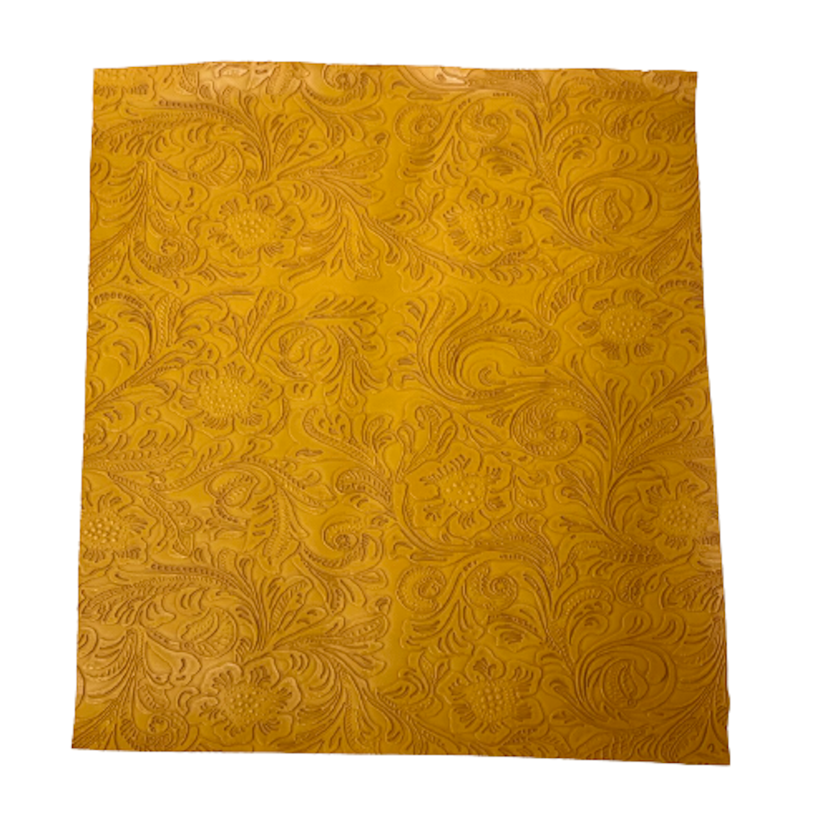 Western Floral PU Faux Leather Vinyl Fabric