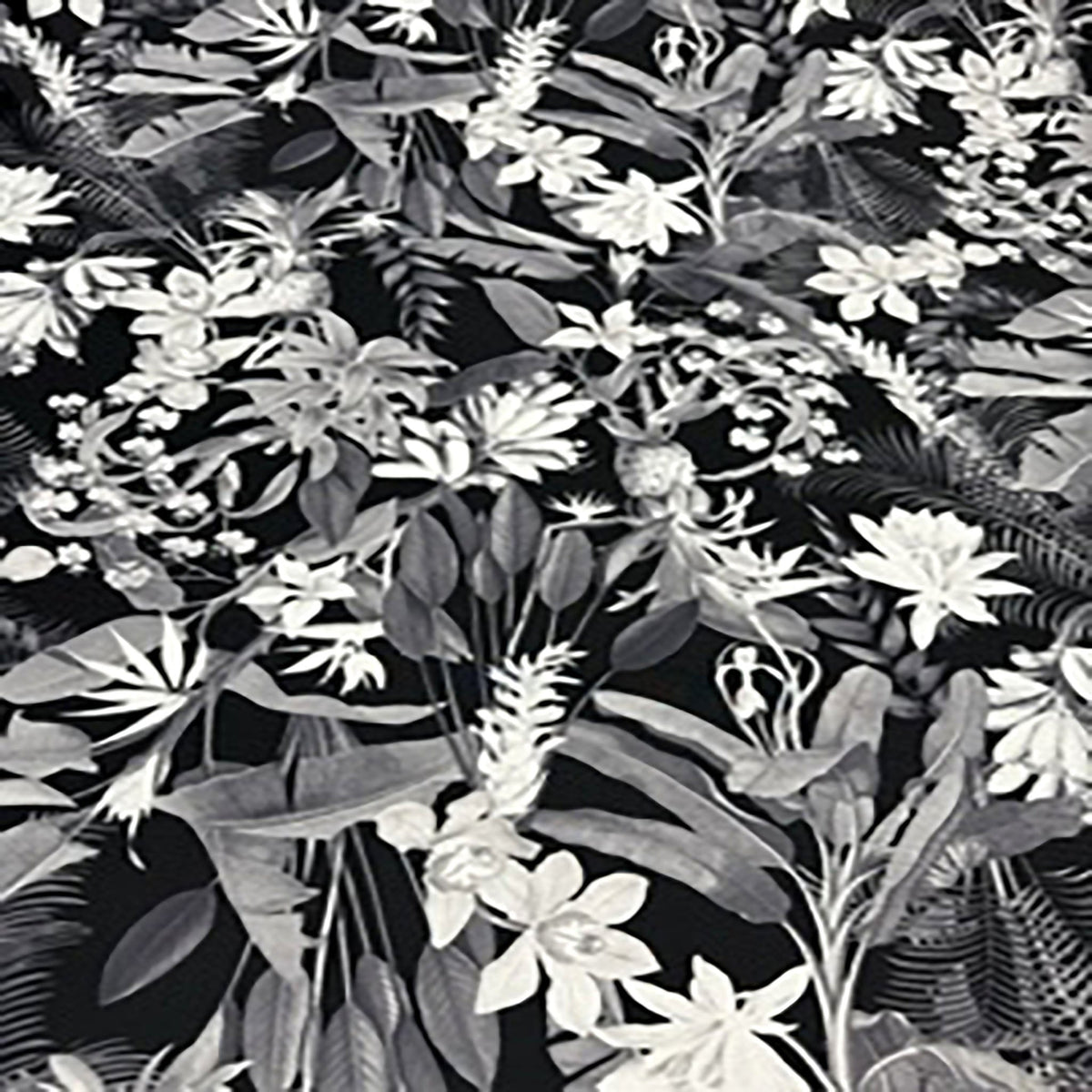 Tropical Jungle Floral Print Poly 4-Way Stretch Fabric| Spandex Palace