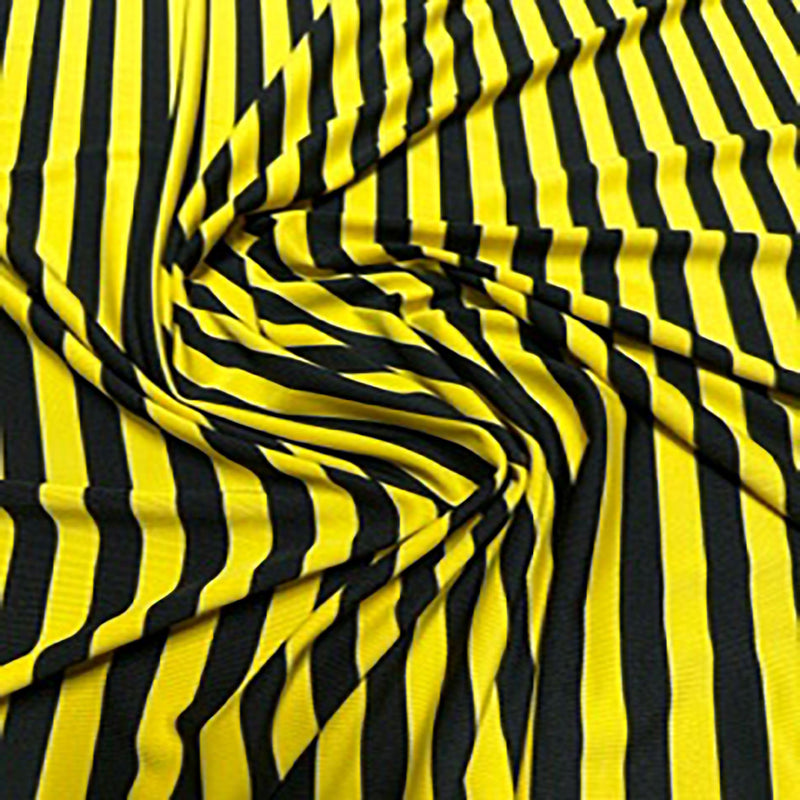 Vibrant Stripes 4-Way Poly Spandex Stretch Fabric | Spandex Palace