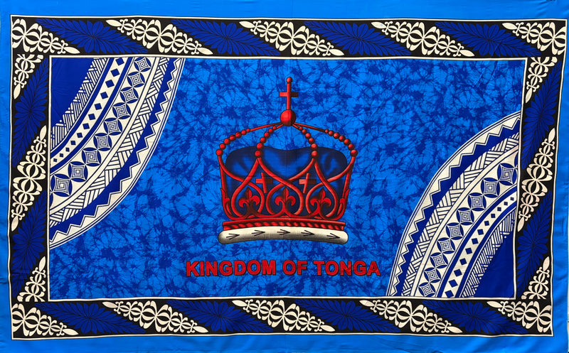 Kingdom of Tonga Crown Polyester Tupenu | Islands Fabric
