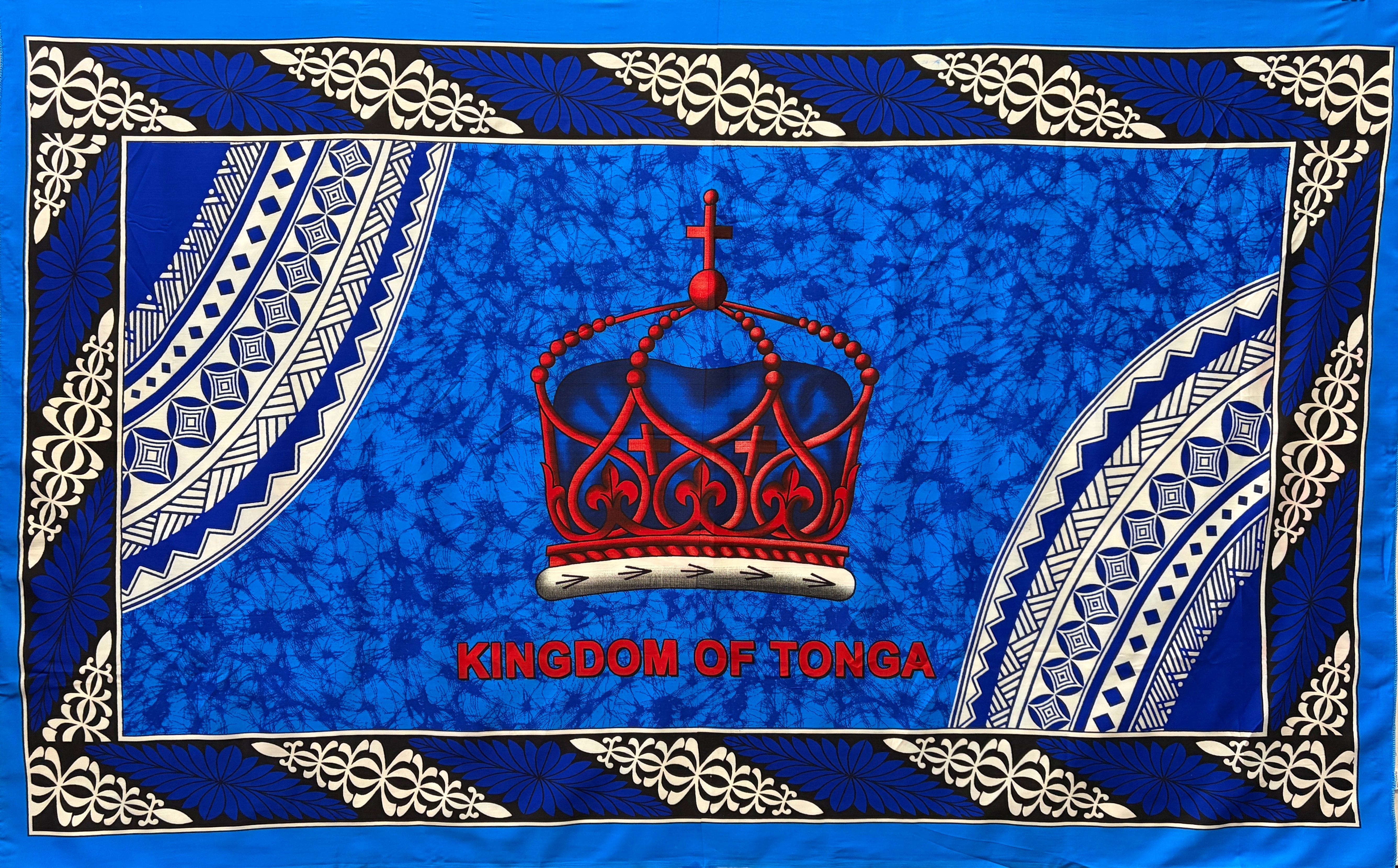 Kingdom of Tonga Crown Polyester Tupenu | Islands Fabric