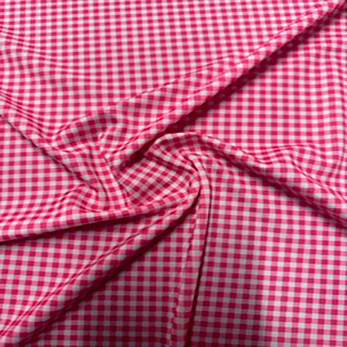 Mini Barbie Plaid in 4-Way Polyester Stretch Fabric | Spandex Palace