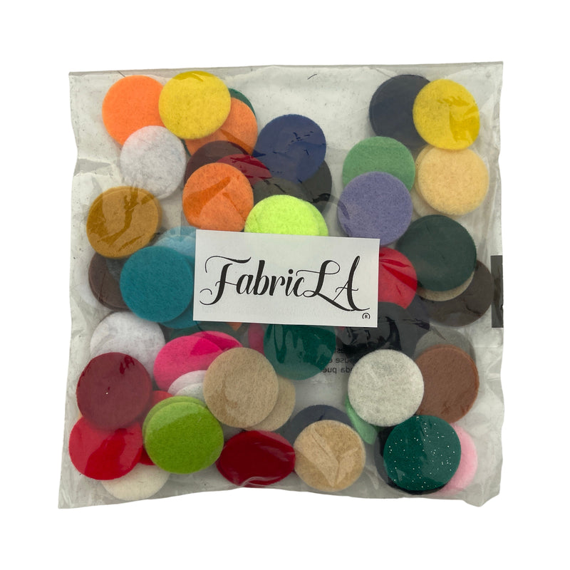1 Inch Craft Felt Circles Precut Dots 100 200 Pack