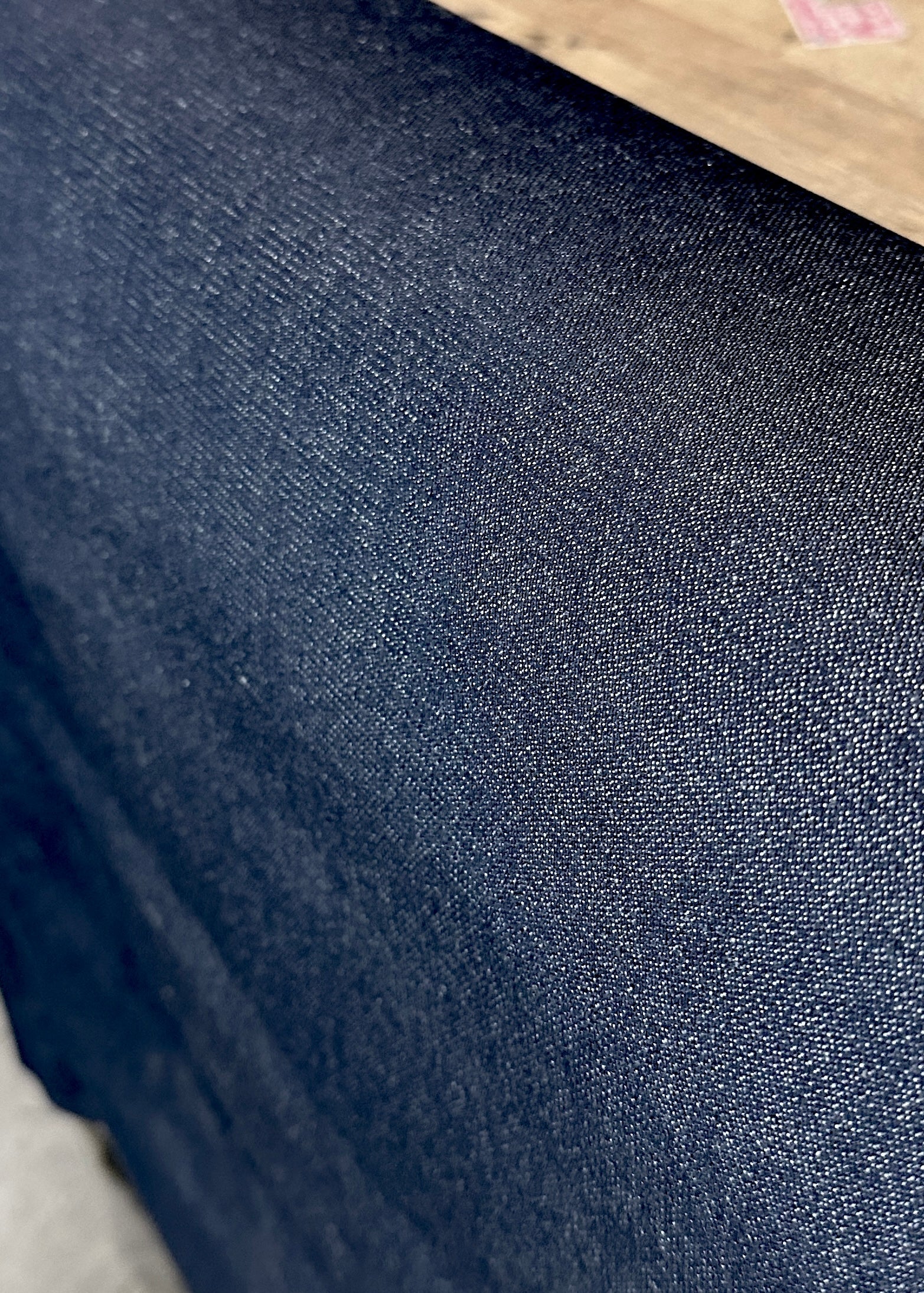 10 YARDS USA MADE DEEP INDIGO DENIM 10 ozs RING SPUN 100% COTTON FABRIC 68" WIDE