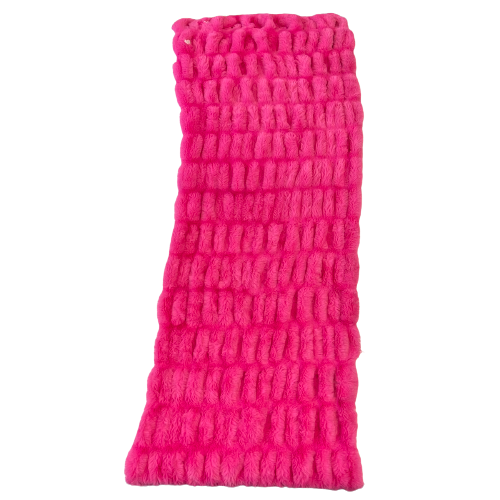 Ruched Chinchilla Stretch Faux Fur Fabric