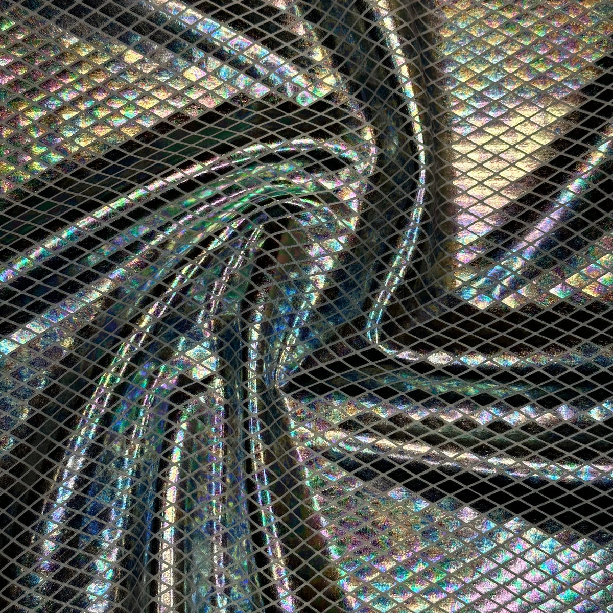 Diamond Radiant Illusion 4-Way Poly Spandex Fabric | Spandex Palace