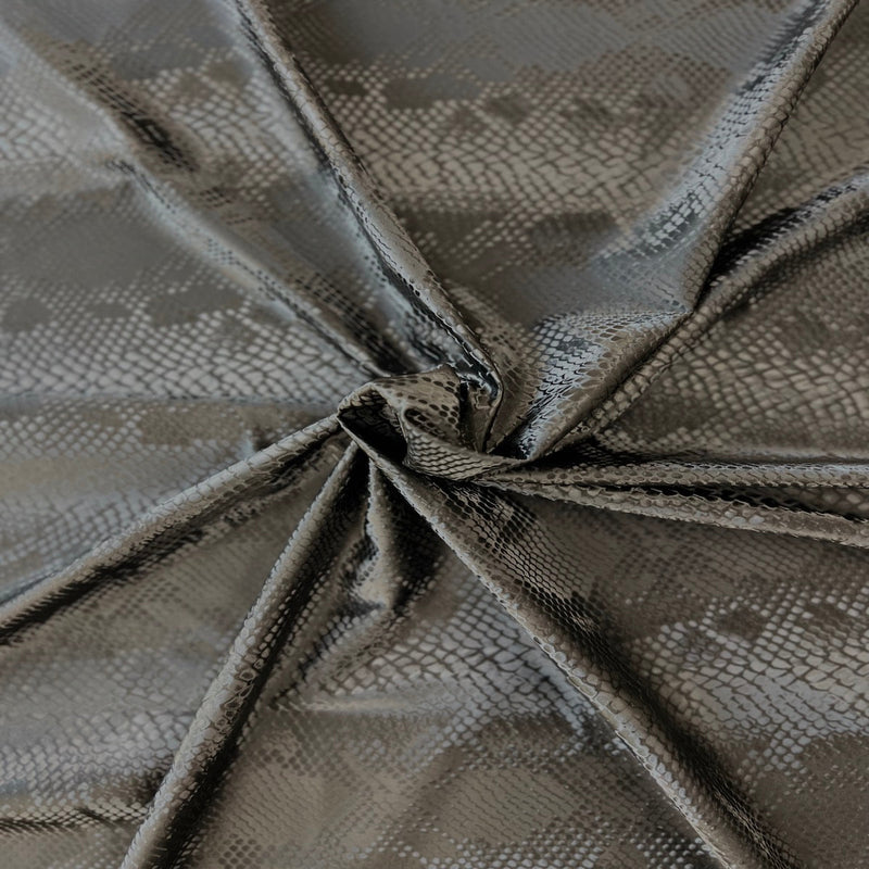 Matte Serpente Snakeskin Spandex Fabric