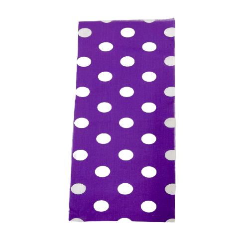 Big Polka Dot Printed Poly Cotton Fabric