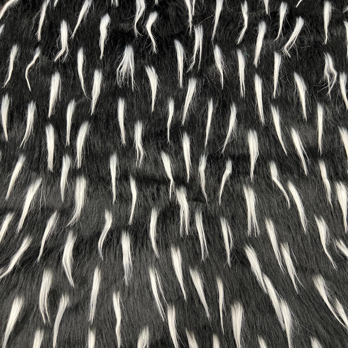 Two Tone Spike Shaggy Faux Fur Fabric