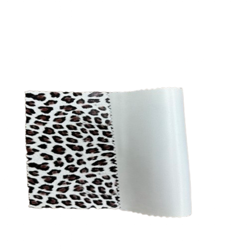 Animal Print PU Stretch Faux Leather Apparel Vinyl Fabric