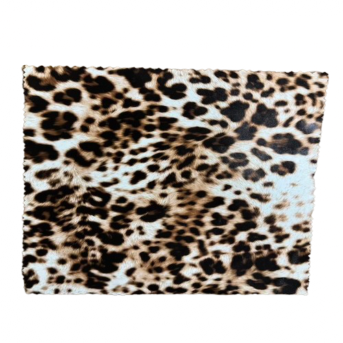 Animal Print PU Stretch Faux Leather Apparel Vinyl Fabric