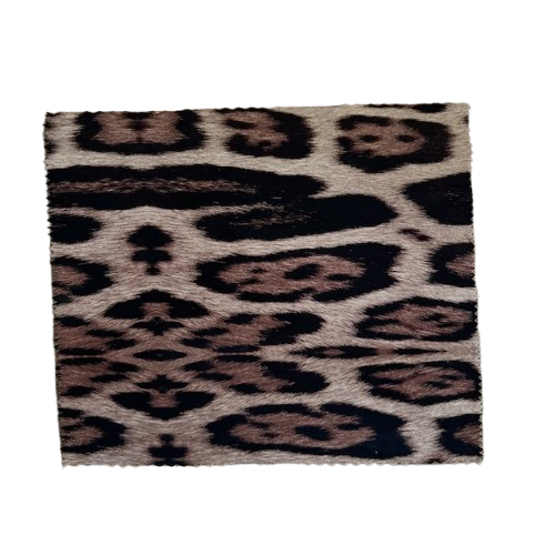 Animal Print PU Stretch Faux Leather Apparel Vinyl Fabric