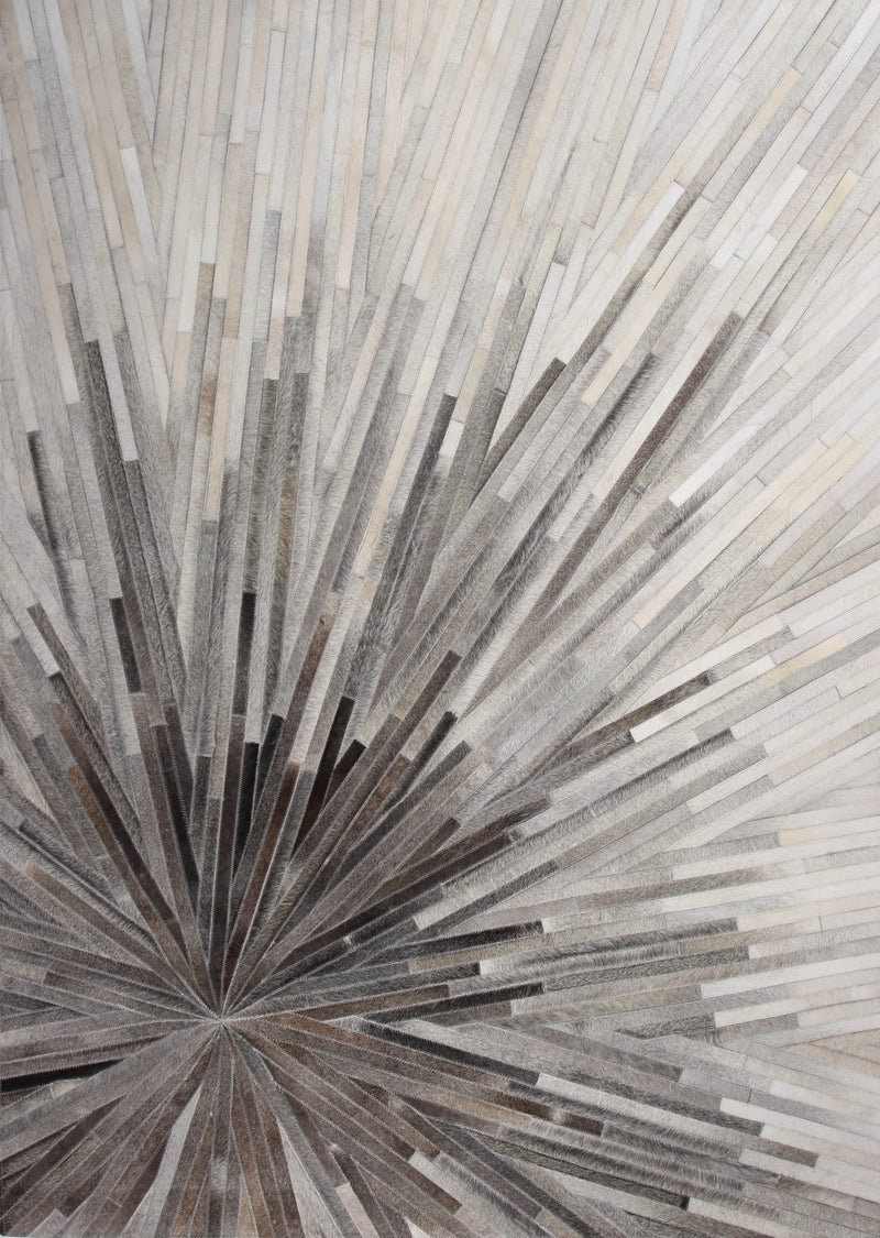 Leather Patchwork Cowhide Area Rug